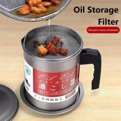 Oil Strainer Pot Stainless Steel
